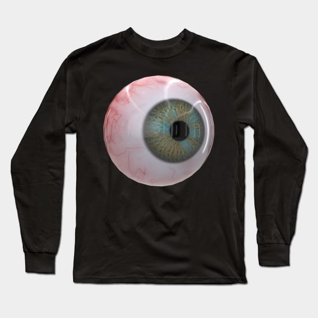 Eyeball Long Sleeve T-Shirt by Randomart